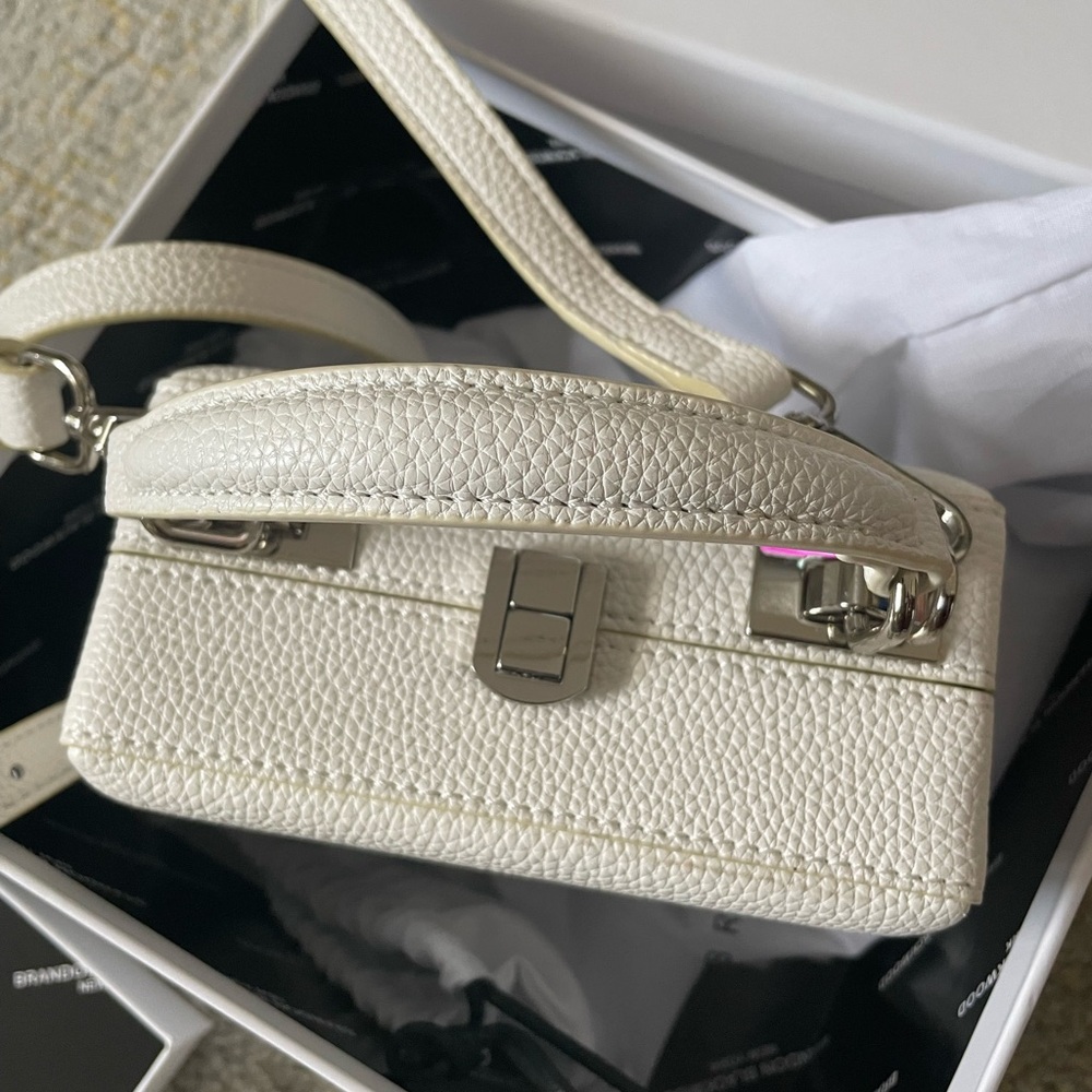 Brandon Blackwood White Mini Crossbody Bag - Picture 3 of 11